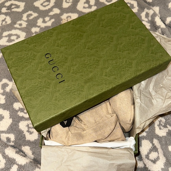 Authentic GUCCI 95mm Baby Leather Sandals W- Horsebit Authentic & NWT - Picture 14 of 17